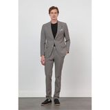 İmza Vizon Mono Yaka 6 Drop Slim Fit Yarım Astar Esnek Takım Elbise 1001260162 - 48