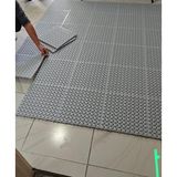 İmza Zemin Pvc Geçmeli Kaydırmaz, Hijyenik Islak Zemin Karosu Gri 33X33 cm (9 Adet) - Açık Gri - 33 x 33 cm