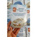 imzatasarım Kişiye Özel İSİMLİ Sünnet Mevlidi Bebek Mevlidi İnci Plastik Boncuk Namaz Tesbihi 20 Adet