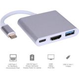 In 1 Type-C To Hdmı USB 3.0 Çevirici Dönüştürücü Adaptör 4K
