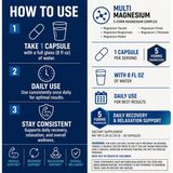 In Science Nutrition Multi Magnesium 5 Form Magnezyum Kompleks 30 Kapsül – Taurat, Bisglisinat, Malat, Sitrat ve L-Treonat