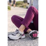 In Step Comfort-Ride: Modern Gri & Fuşya Detaylı Kadın Günlük Spor Ayakkabı - Gri - Fuşya