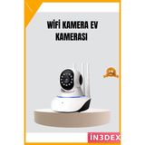 İn3dex 1080P Hd Ip Kamera Gece Görüş Hareket Sensörlü Çift Yönlü Ses - Standart
