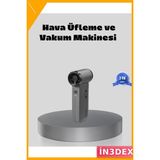İn3dex 130000 Rpm Şarjlı Hava Üflemeli Vakumlu Temizlik Makinesi - 02-Sarı - Standart