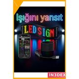 İn3dex 16X96 Piksel Rgb LED Matrix Panel 60CM Esnek Kayan Yazı - 00 Beyaz - Standart