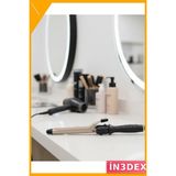 İn3dex 25 mm Saç Maşası Seramik Plakalı 230°C Kalın Bukleler Için - 0 - Siyah - Standart