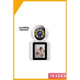 İn3dex 2k Ultra Hd Iç Mekan Güvenlik Kamerası Çift Yönlü Ses - Ahşap - Bej - Siyah
