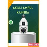 İn3dex 360 Derece Dönen Wifi Güvenlik Kamerası Full Hd Ev Izleme - Standart