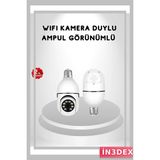 İn3dex 360° Ptz Akıllı Duylu Güvenlik Kamerası Uzaktan Kontrollü - Standart