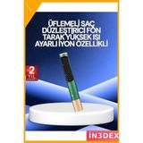 İn3dex 3'ü 1 Arada Saç Şekillendirme Seti Kurutma Düzleştirme Tarama - 0 - Siyah - Standart