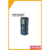 İn3dex 50M Lazerli Dijital Ölçüm Cihazı Hassas Mesafe Metre - Ahşap - Bej - Siyah