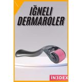 İn3dex 540 Iğneli Titanyum Derma Roller 1 mm Cilt Bakım Aleti - Standart