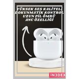 İn3dex 7 Kordonlu Akıllı Saat ve Kulaklık Seti, Dokunmatik - Altın - Siyah - 35 - 48 mm - Standart