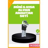 İn3dex 9 Parça Alyan Anahtar Seti Bisiklet Mobilya Otomotiv Tamir - Standart