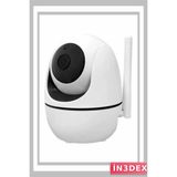 İn3dex Akıllı Güvenlik Kamerası Hd Görüntü Kalitesi Hareket Algılama Wifi Kamera - Antara Siyah