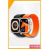 İn3dex Akıllı Saat 1.75 Inç Dokunmatik Ekran Nabız Ölçer 7 Gün Pil Ömrü - Altın - Siyah - 35 - 48 mm - Standart