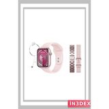 İn3dex Akıllı Saat Nabız Ölçer Gps Spor Modları Titreşimli Bildirim - Altın - Siyah - 35 - 48 mm - Standart