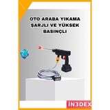 İn3dex Akülü Basınçlı Yıkama Makinesi 21V Çift Akü Hızlı Şarj - Standart