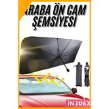 İn3dex Araba Ön Cam Güneşlik Şemsiye Yaz Sıcak Koruyucu - Standart - Açık Sarı