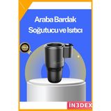 İn3dex Araç Içi Isıtıcı Soğutucu Bardaklık 60°c Isıtma -4°c Soğutma - 1 - 000-Siyah