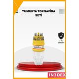 İn3dex Ateşe Dayanıklı Ergonomik Elektronik Tamir Tornavida Seti - Standart