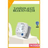 İn3dex Bilekten Dijital Tansiyon Aleti Şarjlı Pilli Hafızalı