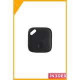 İn3dex Bluetooth Akıllı Takip Cihazı Anahtarlık Kayıp Eşya Bulucu - Ahşap - Bej - Siyah