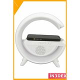 İn3dex Bluetooth Hoparlör Telefon Şarjlı Taşınabilir Müzik Çalar Fm Radyo - Ahşap - Bej - Siyah