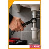 İn3dex Çift Taraflı Çoklu Anahtar 6-22MM Metrik Inç Uyumlu - 00 Beyaz - Standart