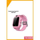 İn3dex Çocuk Akıllı Saati Gps Konum Takibi Sesli Mesaj Pembe - Altın - Siyah - 35 - 48 mm - Standart