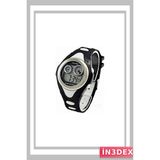 İn3dex Erkek Çocuk Dijital Saat Siyah Plastik Kordon Taraftar 40MM - Altın - Siyah - 35 - 48 mm - Standart