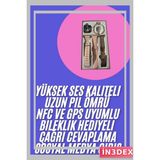 İn3dex Genç Kızlara Özel Akıllı Saat 41 mm Nfc ve Gps Uyumlu - Altın - Siyah - 35 - 48 mm - Standart