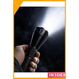 İn3dex Güçlü LED Şarjlı El Feneri 60W 9000MAH Uzun Süreli Aydınlatma - Standart - 0 - Siyah