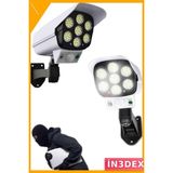 İn3dex Hareket Sensörlü Güneş Enerjili Bahçe Lambası Kamera Görünümlü - Standart
