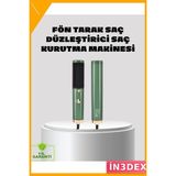 İn3dex Iyonik Saç Kurutma Makinesi 3 Kademeli Isı 360° Döner Kablo - 0 - Siyah - Standart