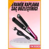İn3dex Iyonlu Seramik Saç Düzleştirici Profesyonel Günlük Kullanım - 0 - Siyah - Standart