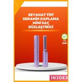İn3dex Kablosuz Saç Düzleştirici USB Şarjlı Seyahat Için Ayarlanabilir Sıcaklık - 0 - Siyah - Standart