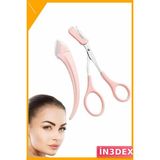 İn3dex Kaş Düzeltme Makası ve Ustura Seti Yüz Kılı Alma Aleti - Standart