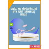 İn3dex Kaş Şekillendirme Makası Tarak ve Fırça Başlıklı 12.9 cm - Standart