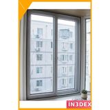 İn3dex Kesilebilir Sineklik Tül 100X150 cm Çift Taraflı Bant Hediyeli - Ahşap - Bej - Siyah - Standart