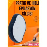 İn3dex Kristal Epilatör Tüy Alıcı Alet Yüz Bacak Kol Kullanımı - Ahşap - Bej - Siyah