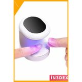 İn3dex LED Oje Kurutucu Makinesi 16W Taşınabilir Uv Jel Tırnak - 0 - Siyah