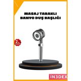 İn3dex Masaj Uçlu Yüksek Basınçlı Duş Başlığı Spa Etkili - Standart