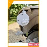 İn3dex Mekanik Müzik Kutusu Asılabilir Bebek Uyutucu - Ahşap - Bej - Siyah - 0 - 1 Yaş