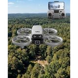 İn3dex Mini Drone Kameralı LED Işıklı Optical Flow Hover Headless Mode - Ahşap - Bej - Siyah