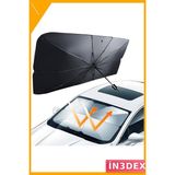 İn3dex Oto Güneşlik Şemsiye Tasarımı Uv Korumalı Upe Alaşım - Standart - Açık Sarı