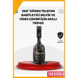 İn3dex Otomatik Yüz Takibi 360° Döner Gimbal Stand Masaüstü - Standart