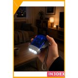 İn3dex Pilsiz Dinamolu El Feneri Manuel Basmalı LED Acil Durum Aydınlatma - Standart - 0 - Siyah