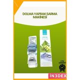 İn3dex Pratik Yaprak Sarma Aleti Hızlı Eşit Boy Sarma Makinesi - Standart - Ahşap - Siyah
