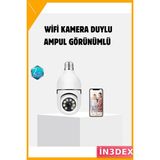 İn3dex Ptz Akıllı Duylu Güvenlik Kamerası 360 Derece Dönebilen Uzaktan Kontrollü - Standart
